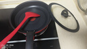 特福（Tefal）可拆卸煎鍋26cm可變烤盤(pán)餐具電磁爐烤箱燃?xì)庠钔ㄓ?曬單實(shí)拍圖