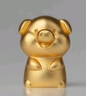 銅師傅《金韻天成十二生肖》真金鎏鍍銅擺件 裝飾工藝品 十二生肖之豬 曬單實拍圖