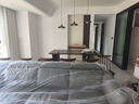 紐思維爾餐廳吊燈日式復(fù)古侘寂風(fēng)原木民宿創(chuàng)意南洋餐廳吧臺(tái)燈具臥室床頭燈 【直吊款】B款三頭-胡桃木色30CM 三色變光 曬單實(shí)拍圖