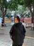 鴨鴨（YAYA）冰殼系列2.0沖鋒衣羽絨服男女同款2025秋冬一衣三穿戶外保暖外套 曜石黑色 L 【建議130-150斤】 曬單實拍圖