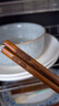 王麻子抗菌防霉高級(jí)雞翅木筷子 家用高檔木質(zhì)食品級(jí)【無(wú)漆無(wú)蠟】 10雙裝 曬單實(shí)拍圖
