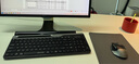 雙飛燕（A4TECH）FG2535 無(wú)線鍵盤(pán)鼠標(biāo)套裝筆記本外接電腦薄膜辦公打字專用飛時(shí)代鍵鼠套裝  鋼鐵灰 曬單實(shí)拍圖