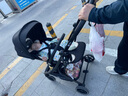 昆塔斯（Qtus）Q9Plus3代雙向嬰兒車(chē)可坐可躺360°高景觀(guān)輕便折疊新生兒 Q9P3 巖影黑 曬單實(shí)拍圖
