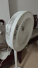 美的（Midea）電風(fēng)扇家用7葉落地扇搖頭電風(fēng)扇循臥室宿舍輕音風(fēng)扇臺(tái)式桌面小型風(fēng)扇臺(tái)地兩用升級(jí)款 白色丨7葉臺(tái)地兩用 曬單實(shí)拍圖