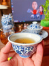 依瓷貔貅茶寵香爐高端景德鎮(zhèn)招財創(chuàng)意茶具桌面擺件客廳玄關(guān)裝飾品禮物 貔貅-景德藍(lán)小號 曬單實拍圖