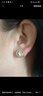 KRISTEN JUDI貓眼石耳環(huán)女銀針氣質(zhì)簡(jiǎn)約耳釘新款小眾耳墜品牌耳飾女友七夕禮物 金色耳環(huán)一對-生日紀念日禮物 曬單實(shí)拍圖