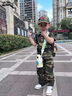 G.DUCKKIDS小黃鴨童裝兒童迷彩服套裝夏季中小學(xué)生短袖夏令營(yíng)服男女童軍訓服 迷彩服 110 (建議100cm 4-5歲左右)cm 曬單實(shí)拍圖