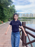 POLOWALK短袖針織衫女裝2025秋季新品女式通勤時(shí)尚潮流短袖針織衫 藏青色 L /165 曬單實(shí)拍圖