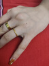 水貝黃金足金999素圈古法閉口空心戒指女款送老婆送閨蜜節(jié)日禮物 圈口12金重約0.5克+多退少補 曬單實拍圖