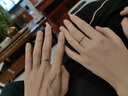 925銀情侶戒指一對鐘久久對戒結婚定情信物紀念情人禮物送女男友 S925純銀情侶一對/異地戀可分開(kāi)發(fā)貨/賀卡 曬單實(shí)拍圖