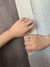 中國黃金永恒之愛(ài)情侶對戒足銀男女求婚紀念日禮物送女友老婆生日結婚 永恒之愛(ài)情侶對戒-京速達 曬單實(shí)拍圖