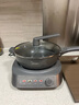 美的（Midea）鈦陶電炒鍋 電蒸鍋 分體式電煮鍋不沾多功能一體炒菜專用鍋電火鍋 4.3L煎餅鍋HCG2818S配蒸籠 新款 曬單實拍圖