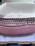 羅技（Logitech）Wave Keys人體工學(xué)鍵盤 無線藍牙鍵盤辦公平板ipad鍵盤Mac筆記本薄膜鍵盤 家用雙模帶掌托傾角支架 Wave Keys粉色(帶Bolt接收器) 曬單實拍圖