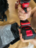 歐萊德（OULAIDE）無刷電鉆手電鉆電動(dòng)螺絲刀充電式雙速鋰電鉆家用手鉆工具箱套裝 曬單實(shí)拍圖