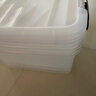 禧天龍塑料衣物收納箱玩具整理箱55L 透明 3個(gè)裝 帶輪 曬單實(shí)拍圖