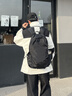老人頭雙肩包男士旅行包背包15.6/16英寸電腦學(xué)生書(shū)包出差背包生日禮物 曬單實(shí)拍圖