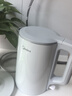 美的（Midea）電熱水壺煮水壺家用小型電燒水壺 0涂層食品級(jí)304不銹鋼雙層防燙無縫內(nèi)膽1.5升容量 1566 曬單實(shí)拍圖