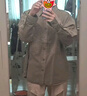 森馬（Semir）長(cháng)袖襯衫男復古牛仔外套秋季寬松工裝上衣時(shí)尚百搭潮107524105101 曬單實(shí)拍圖