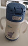膳魔師（THERMOS）兒童吸管保溫杯超輕316L不銹鋼把手學(xué)生杯幼兒園嬰兒水杯上學(xué)TCKC 曬單實拍圖