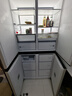 美的（Midea）首創(chuàng)45cm超薄嵌入餐邊柜家用客廳冰箱左餐右廚大容量底部散熱十字四開門國家補貼BCD-427WUSGPZM 曬單實拍圖