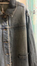 森馬（Semir）牛仔外套女中長款落肩寬松夾克2025春秋棉質(zhì)通勤109125108014 曬單實(shí)拍圖