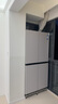 美的（Midea）餐邊柜427升45cm十字四開(kāi)門(mén)超薄零嵌入PST+急速凈味一級雙變頻三循環(huán)風(fēng)冷無(wú)霜玻璃面板家用電冰箱 BCD-427WUSGPZM月光米 曬單實(shí)拍圖