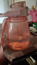 【京東物流】大肚杯噸噸杯雙飲吸管杯大容量新款夏季時尚杯子 粉色【送貼紙+背帶】 1500ml 1個 曬單實拍圖
