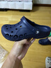 卡駱馳crocs洞洞鞋貝雅男鞋女鞋輕便耐磨一腳蹬拖鞋休閑鞋|10126 深藍(lán)-410 40 (250mm) 曬單實(shí)拍圖