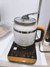 美的（Midea） 養生壺1.5L 高硼硅玻璃煮茶壺 智能預約保溫電熱水壺 大口徑燒水壺電水壺 附帶濾網(wǎng) 【316L材質(zhì)】GE1703Pro 1.5L 曬單實(shí)拍圖