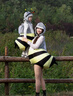 嬰果小島趙露思同款鯊蜂服小蜜蜂服裝鯊魚(yú)衣服搞怪鯊bee玩偶成人兒童毛絨 小蜜蜂服 成人身高150-165cm體重85-120斤 曬單實(shí)拍圖