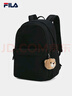 FILA 斐樂(lè )官方情侶款背包2025秋新款輕量化雙肩包電腦包休閑書(shū)包 正黑色-BK XS 曬單實(shí)拍圖