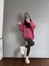 ZUOSAISI品牌小白鞋女真皮厚底休閑鞋女2025秋季新品女鞋時尚百搭阿甘鞋女 金色 34 曬單實拍圖