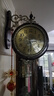 安斯艾爾實(shí)木雙面掛鐘客廳創(chuàng  )意時(shí)尚鐘表掛墻美式歐式現代靜音石英鐘中古風(fēng) 大號木色金盤(pán)-自動(dòng)對時(shí)-智能機芯 曬單實(shí)拍圖