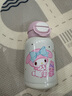 杯具熊（BEDDYBEAR）開口笑兒童雙飲保溫杯男女小學(xué)生寶寶吸管水杯送禮保溫壺女士杯子 雙飲保溫杯-可可美樂蒂600ml 曬單實拍圖