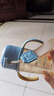 WOIBABY適配貝親直飲吸管奶瓶配件學(xué)飲吸管水杯蓋寬口徑手柄三代通用 藍色（12個月+）吸管彈力杯蓋+手提繩 曬單實拍圖