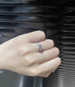 I Do鉑金pt950鉆戒1克拉微鑲六爪培育鉆石求婚結婚戒指送女友老婆禮物 微鑲六爪1克拉鉆 12號 曬單實(shí)拍圖