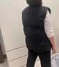 品牌羽絨馬甲男士2026冬季潮牌大碼保暖情侶棉馬夾坎肩百搭外套 黑色 男女同款 XL 適合100到120斤穿 曬單實(shí)拍圖