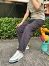 愛步（ECCO）休閑板鞋男 25年秋季新款簡約厚底休閑鞋運(yùn)動(dòng)男鞋 街頭球鞋539814 灰色/白色/砂礫灰/藻綠色 43 曬單實(shí)拍圖