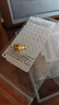 中國黃金（CHINA GOLD）黃財神鴻運招財時(shí)尚手鏈女白水晶足金手串紀念日生日禮物送女朋友 三通葫蘆白水晶手串 曬單實(shí)拍圖