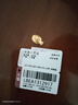 六福珠寶足金鯉魚黃金擺件 L01A1TBA0001 金重約0.6克-金鯉魚一粒裝 曬單實(shí)拍圖