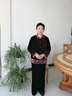雋狐中老年女媽媽款秋裝高檔金絲絨新中式襯衫老人奶奶太太秋季上衣服 酒紅 L 【建議80-105斤】 曬單實(shí)拍圖