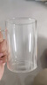 青蘋果耐熱玻璃杯6只裝 高硼硅玻璃可加熱圍爐煮茶帶把水杯泡茶杯牛奶杯 曬單實(shí)拍圖