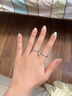 DRAGBOLL鉑金對戒PT950情侶對戒純銀戒指結婚求婚紀念日送女友生日禮物 奢華款-心動(dòng)情侶對戒【定制7個(gè)工作日】 曬單實(shí)拍圖