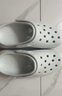 卡駱馳crocs檀健次同款經(jīng)典泡芙洞洞鞋百舒適男沙灘鞋女鞋休閑鞋|207521 月光灰-1NK 35 (210mm) 曬單實拍圖