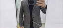 杉杉【綿羊毛】雙面呢西服男士春秋季商務(wù)休閑修身職業(yè)工裝單西裝外套 曬單實(shí)拍圖