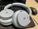 漫步者（EDIFIER）【重磅旗艦新品|藍(lán)牙V5.4】Fit900NB小金標(biāo)真無線主動降噪頭戴式藍(lán)牙耳機(jī)長續(xù)航游戲音樂耳麥禮物 湖光藍(lán)+彩色耳機(jī)包 曬單實(shí)拍圖
