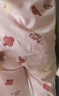 芬騰兒童睡衣女童抑菌純棉秋季卡通長(zhǎng)袖中大童家居服 曬單實(shí)拍圖