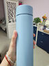炊大皇保溫杯 316L醫(yī)用級不銹鋼茶水分離商務(wù)便攜保溫杯 淺藍色 490ml 曬單實拍圖