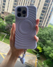CASETIFY 純色波漾手機殼 MagSafe兼容 硅膠手機殼 適用于蘋(píng)果iPhone17/16/15 Air/Plus/Pro/Max手機保護殼 柔霧紫Magsafe iPhone 15 Pro  曬單實(shí)拍圖