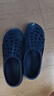 迪卡儂（DECATHLON）游泳男士涼鞋沙灘拖鞋洞洞鞋外穿NABD2028000深藍(lán)色網(wǎng)格款42碼 曬單實(shí)拍圖